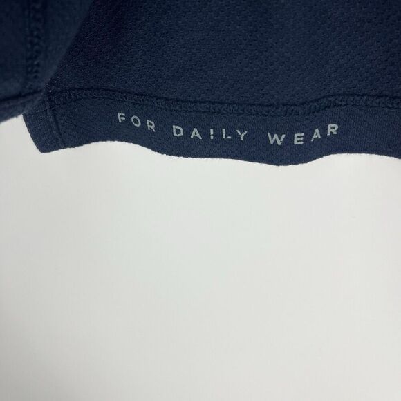 Mack Weldon Vesper Polo Shirt Size XL Mens Navy Micro Mesh Short Sleeve Golf - Picture 4 of 7